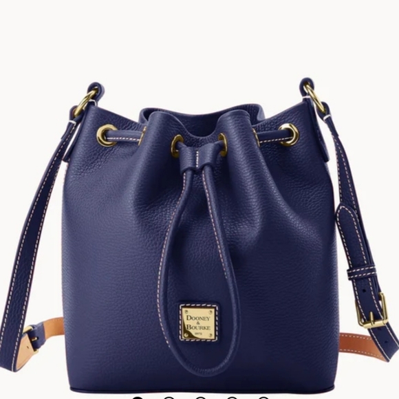 Dooney & Bourke Handbags - Dooney & Bourke Lucca Leather Drawstring Crossbody